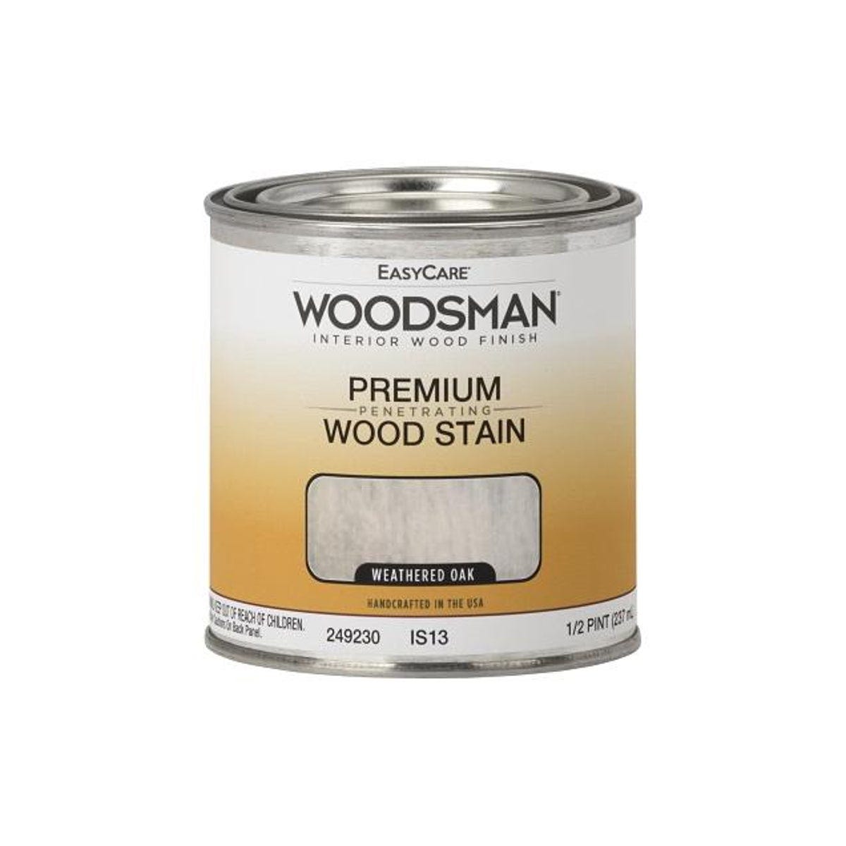 EasyCare Woodsman Weathered Oak Oil Base Interior Stain, 1/2 Pt. EasyCare Woodsman Weathered Oak Oil Base Interior Stain, 1/2 Pt.