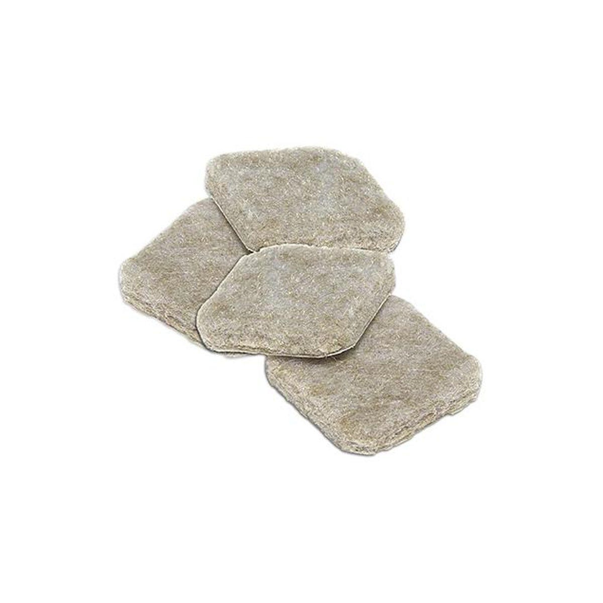 TruGuard 1 In. Self-Adhesive Tan Square Felt Pads (16-Pack)