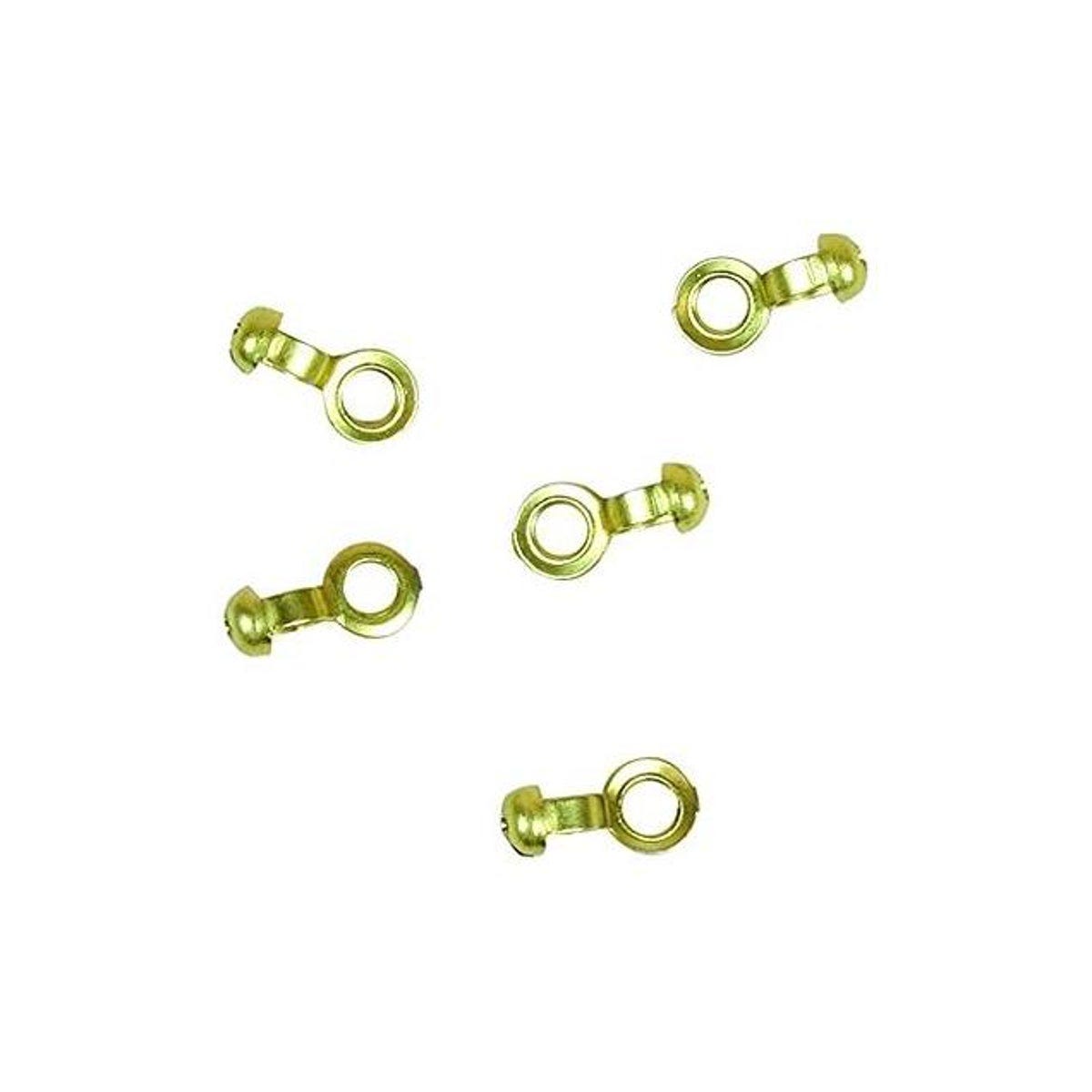 Jandorf #6 BrassBeaded Lamp Chain Coupling (5-Pack)