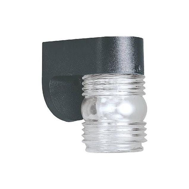 Westinghouse 60W Black w/Clear Glass Lantern Outdoor Wall Light Fixture Westinghouse 60W Black w/Clear Glass Lantern Outdoor Wall Light Fixture