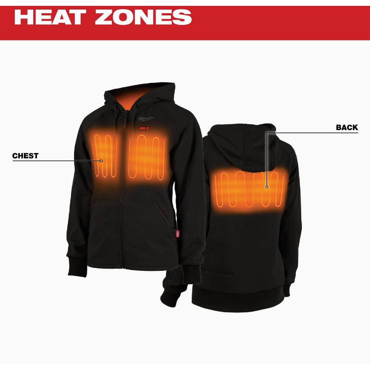 Milwaukee M12 Women's Black Heated Hoodie Kit, L - photo 7