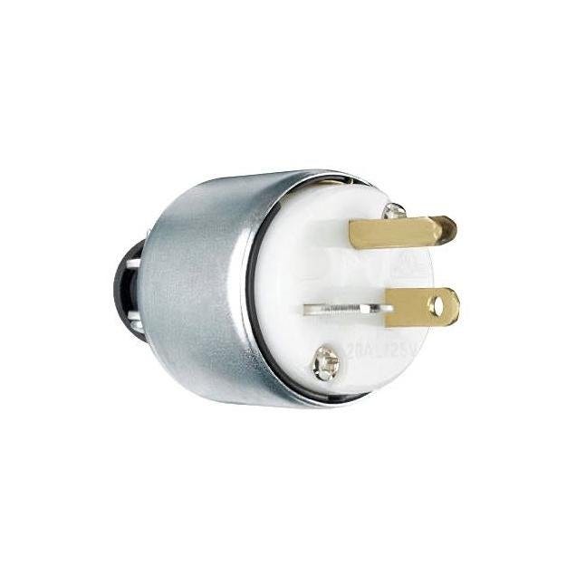 Legrand Pass & Seymour 20A White Armored Plug