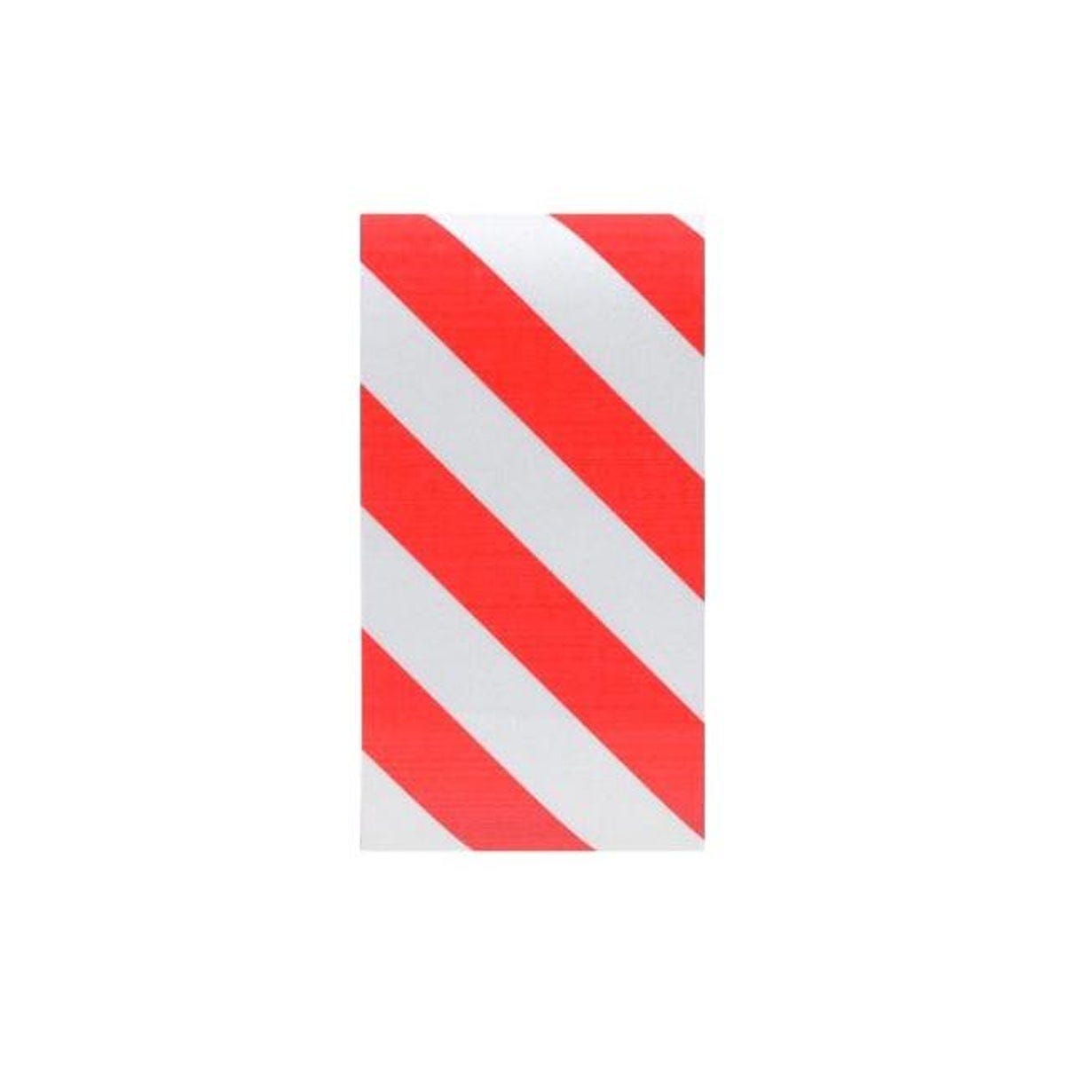 Hillman 2 In. x 24 In. Red/Silver Reflective Saftey Tape