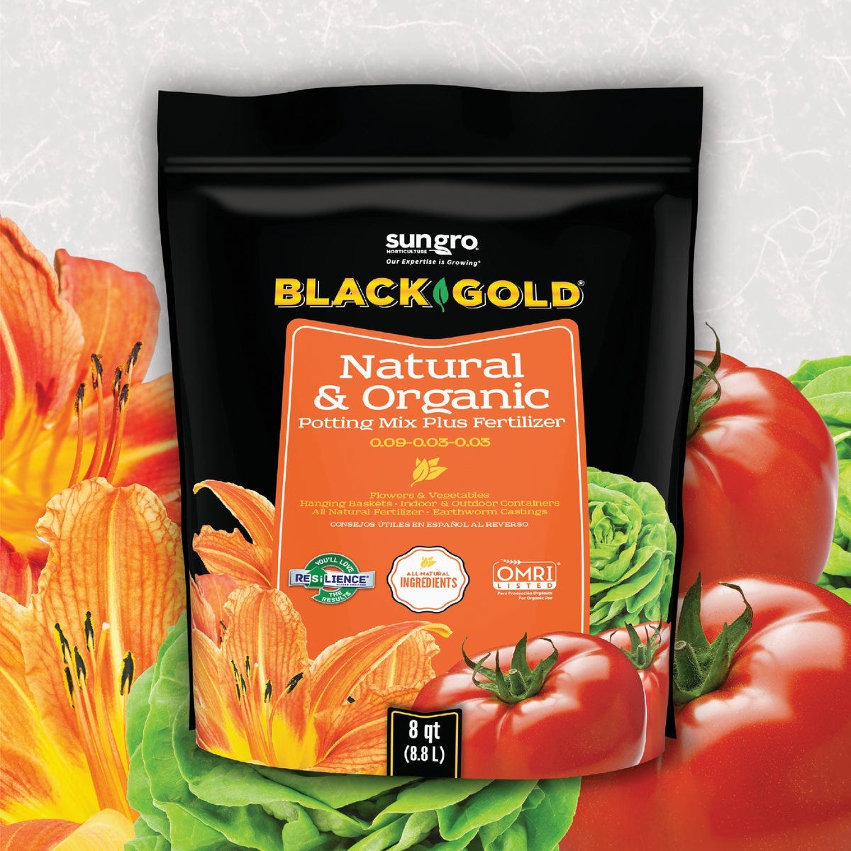 Black Gold 8 Qt. 8 Lb. All Purpose Natural & Organic Potting Soil Mix - photo 5 Black Gold 8 Qt. 8 Lb. All Purpose Natural & Organic Potting Soil Mix - photo 5