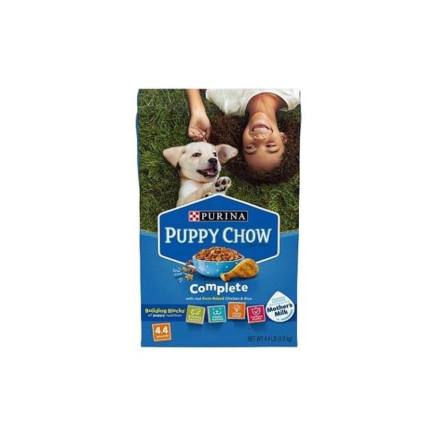 Purina Puppy Chow 4 Lb. Chicken & Rice Complete Dry Dog Food Purina Puppy Chow 4 Lb. Chicken & Rice Complete Dry Dog Food