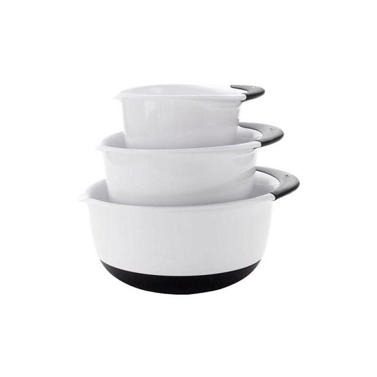 OXO Good Grips White/Black Mixing Bowl Set (3-Piece) - photo 3 OXO Good Grips White/Black Mixing Bowl Set (3-Piece) - photo 3