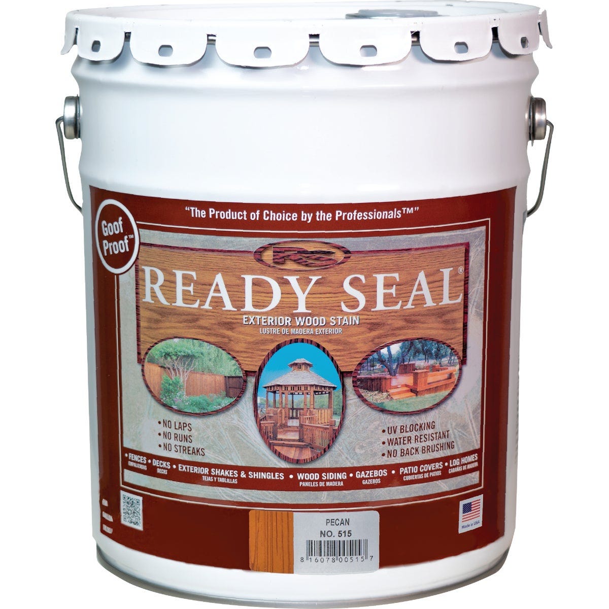 Ready Seal 515 Exterior Wood Stain and Sealer, Pecan, 5 Gal. - photo 2 Ready Seal 515 Exterior Wood Stain and Sealer, Pecan, 5 Gal. - photo 2