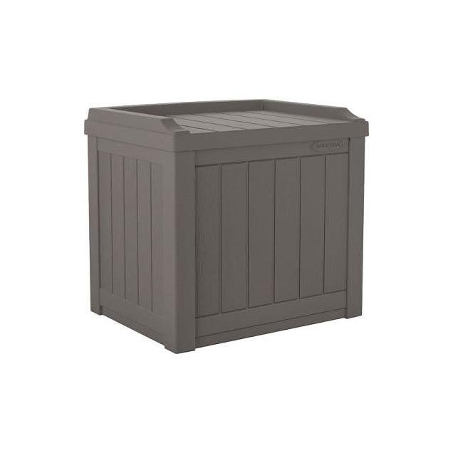Suncast 22 Gal. Resin Stoney Color Deck Box/Seat Suncast 22 Gal. Resin Stoney Color Deck Box/Seat