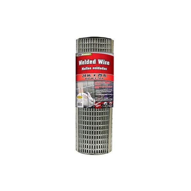YardGard 1 In. x 1/2 In. Mesh 24 In. x 25 Ft. Galvanized Welded Wire Fence YardGard 1 In. x 1/2 In. Mesh 24 In. x 25 Ft. Galvanized Welded Wire Fence