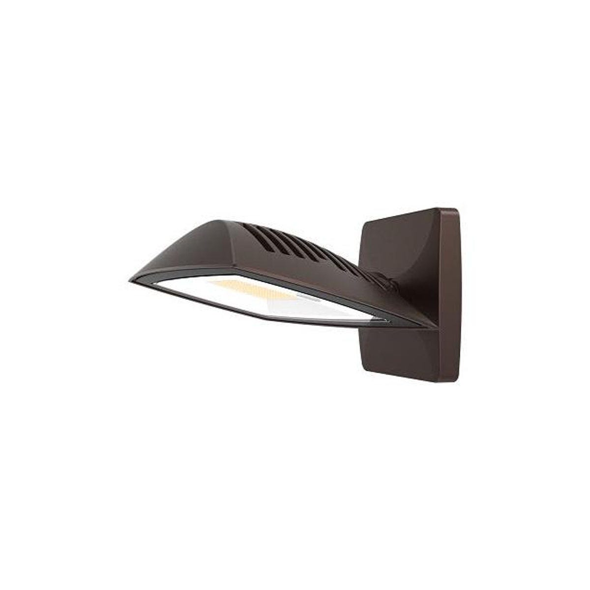 Cooper Lighting Bronze LED Dusk to Dawn Floodlight Fixture, 80W