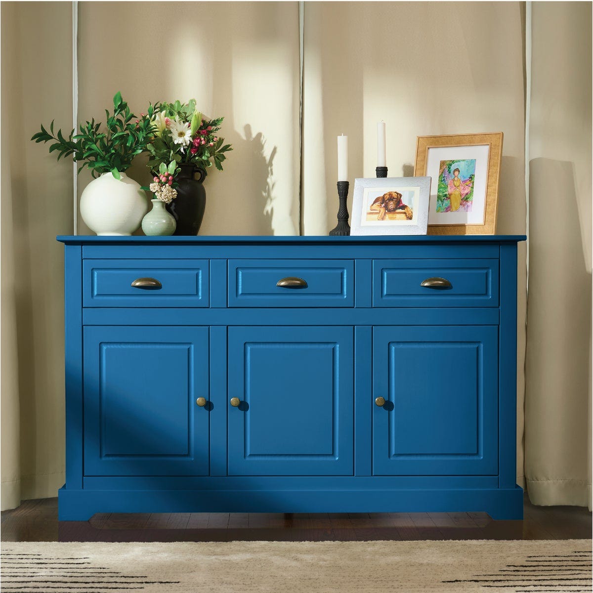 Rust-Oleum Low Odor Water-Based 11 Oz. Gloss Spray Paint, Blueberry - photo 6