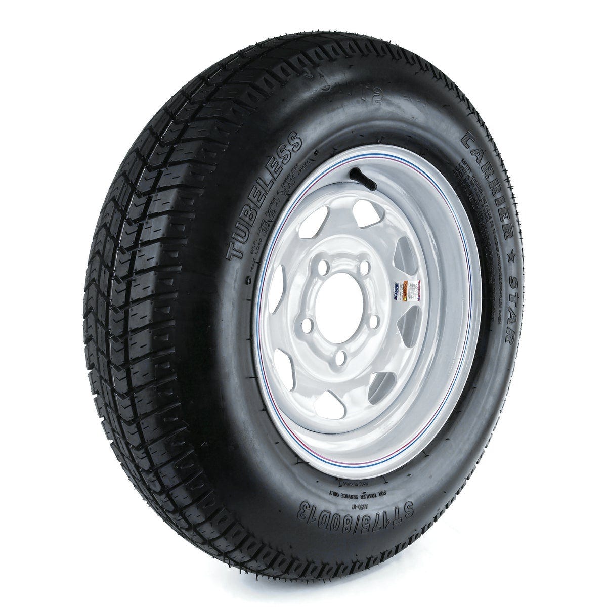 Kenda Carrier Star ST175/80D-13 LRC 5 Hole Custom Spoke Tire & Wheel Assembly