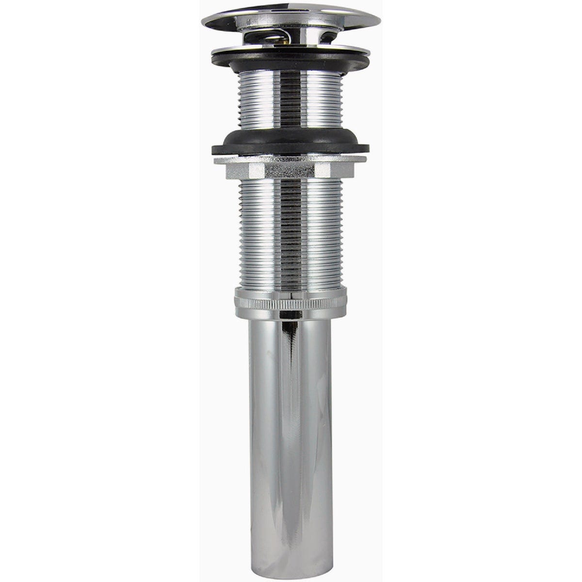 Danco Chrome Decorative Push-Button Sink Drain without Overflow