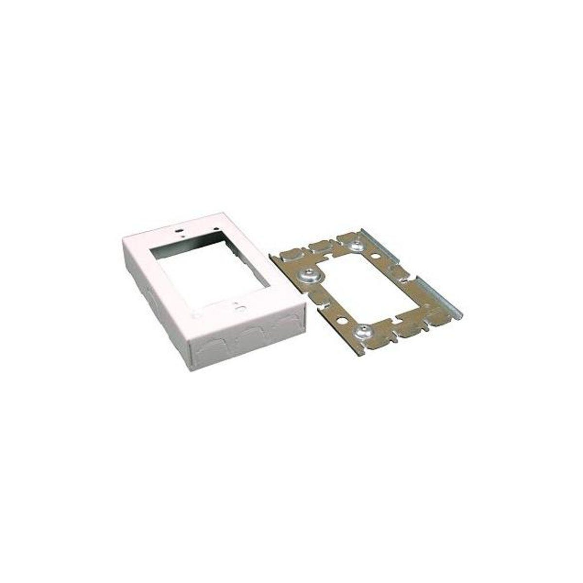 Wiremold 1 In. Depth White Metal Starter Box Wiremold 1 In. Depth White Metal Starter Box