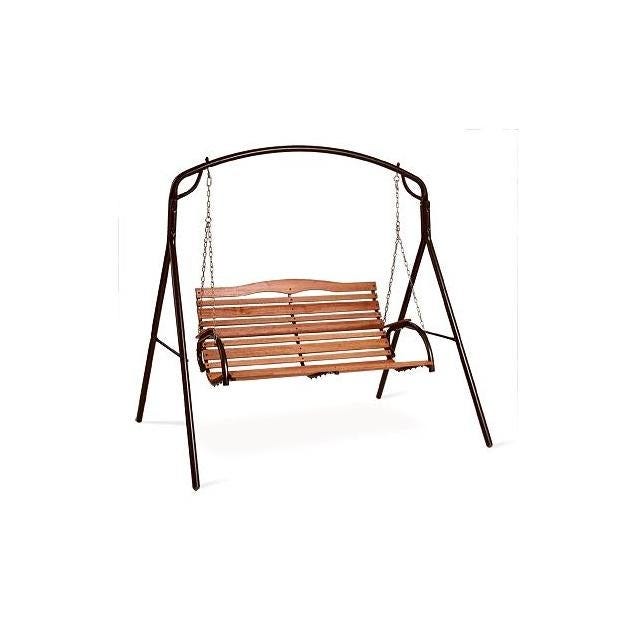 Country Garden 4 Ft. Hardwood Swing Seat with Chains