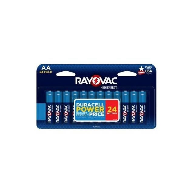 Rayovac 24-Pack High Energy AA Alkaline Batteries