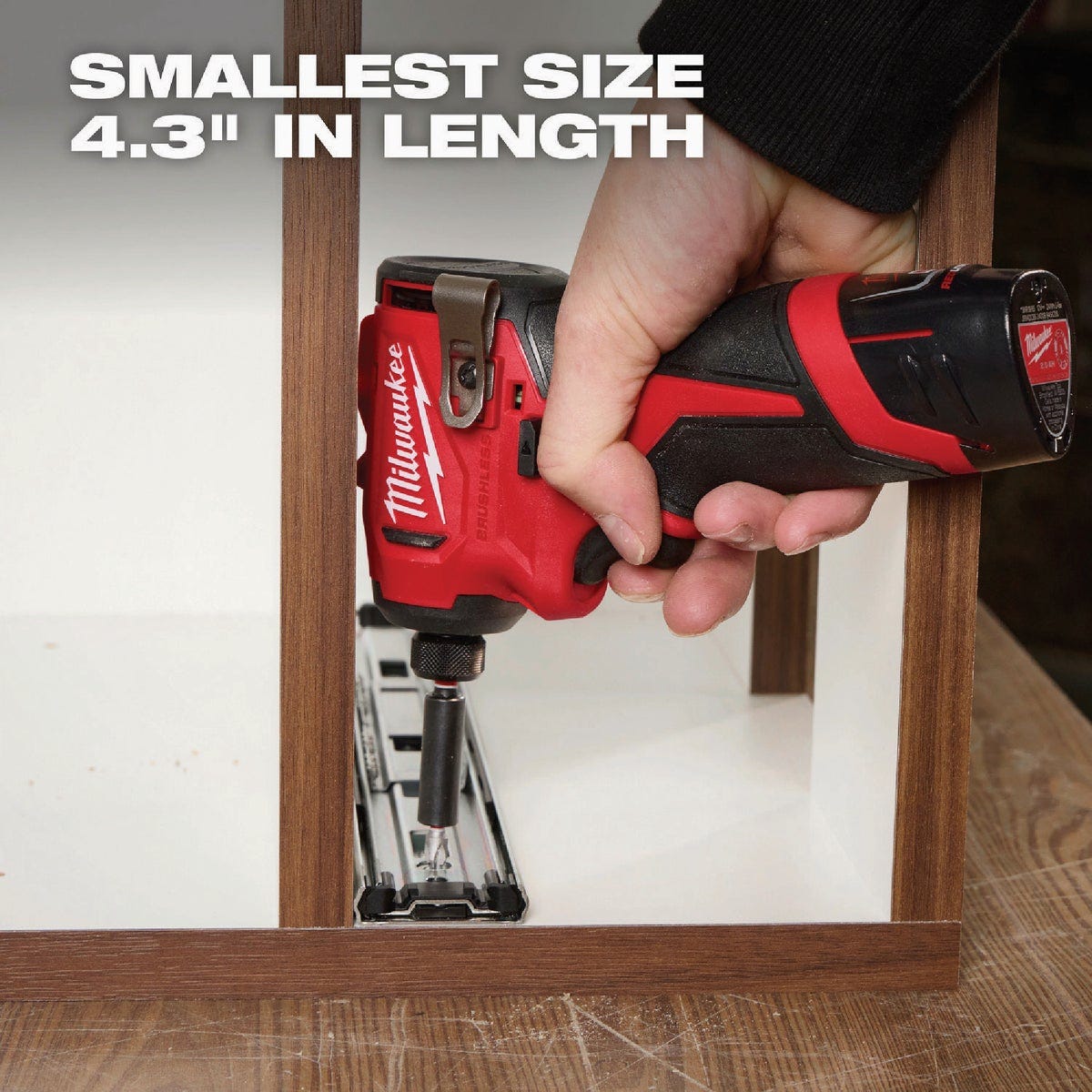 Milwaukee M12 Brushless 1/4 In. Hex Subcompact Cordless Impact Driver Kit with (2) Batteries & Charger - photo 6 Milwaukee M12 Brushless 1/4 In. Hex Subcompact Cordless Impact Driver Kit with (2) Batteries & Charger - photo 6