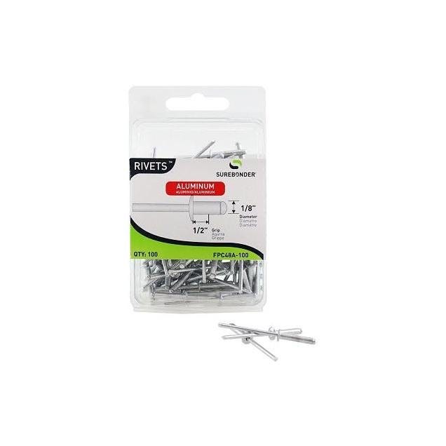 Surebonder Long Aluminum Rivets (100-Pack)