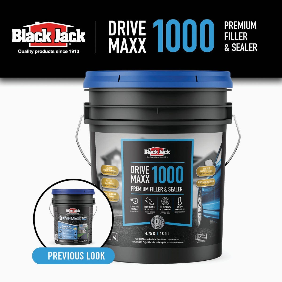 Black Jack Drive-Maxx 1000 5 Gal. 10 Yr. Fast Dry Filler and Sealer - photo 7 Black Jack Drive-Maxx 1000 5 Gal. 10 Yr. Fast Dry Filler and Sealer - photo 7
