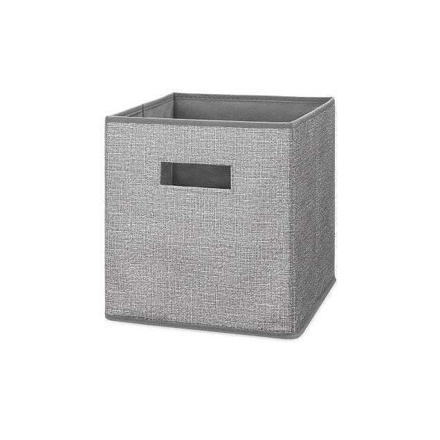 Whitmor Gray Collapsible Fabric Storage Cube Whitmor Gray Collapsible Fabric Storage Cube