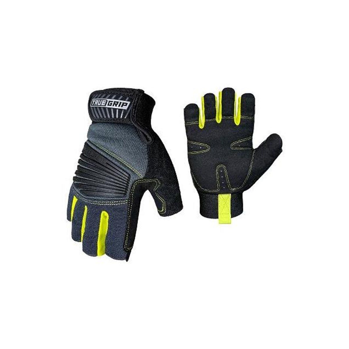 True Grip Pro Men's XL Fingerless Gloves