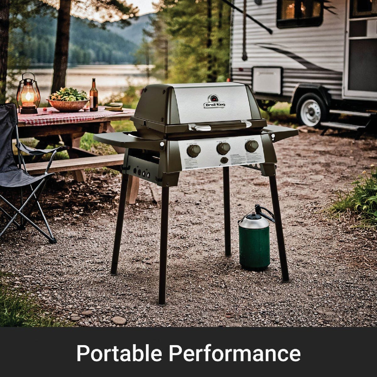Broil King Porta-Chef 320 Black 300 Sq. In. LP Portable Gas Grill - photo 5