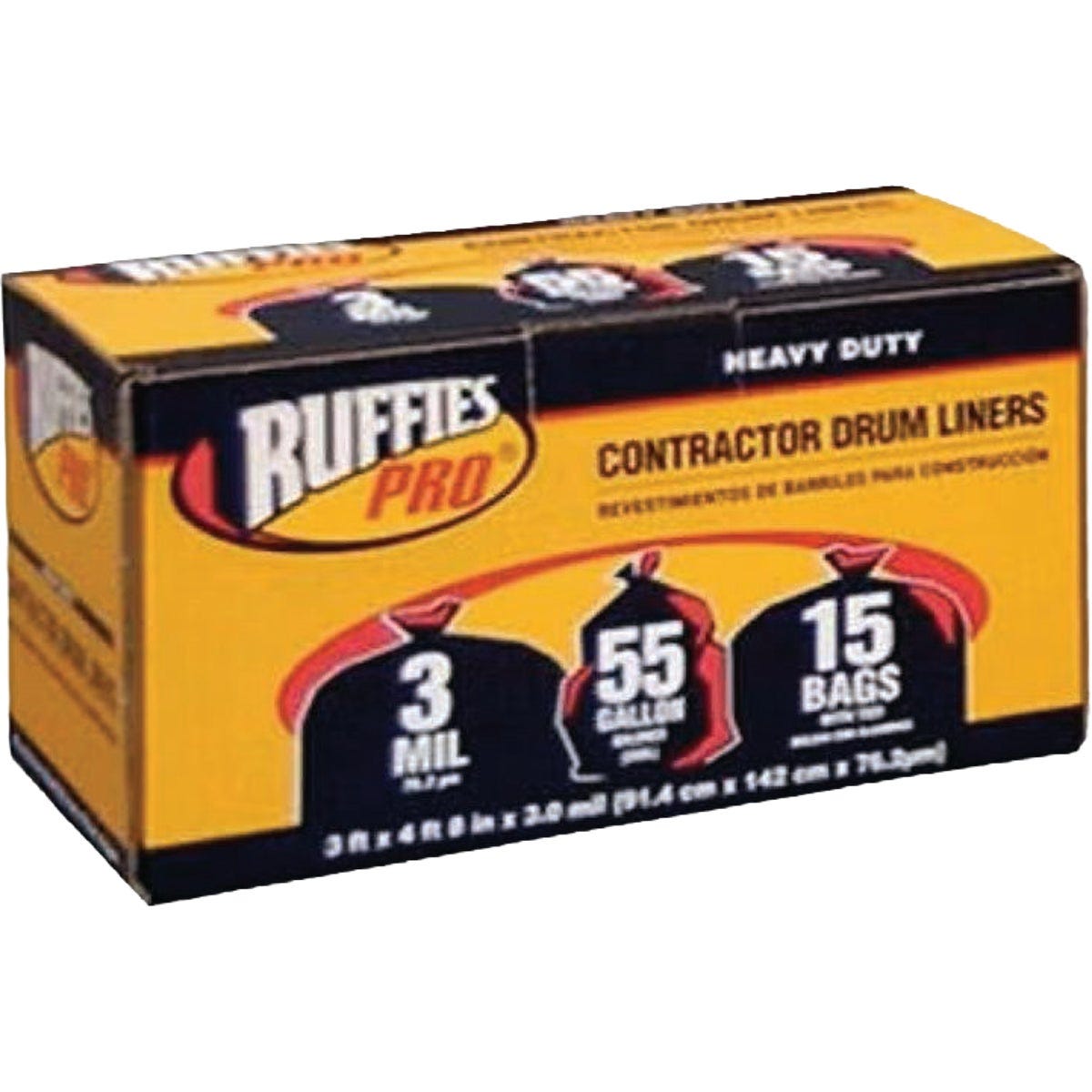 Ruffies Pro 55 Gal. Heavy-Duty Industrial Drum Liner (15-Count) - photo 2 Ruffies Pro 55 Gal. Heavy-Duty Industrial Drum Liner (15-Count) - photo 2