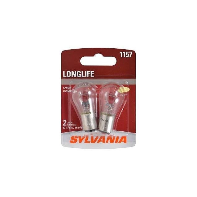 Sylvania 1157LL BP2 Long Life Miniature Clear Bulb (2-Pack)