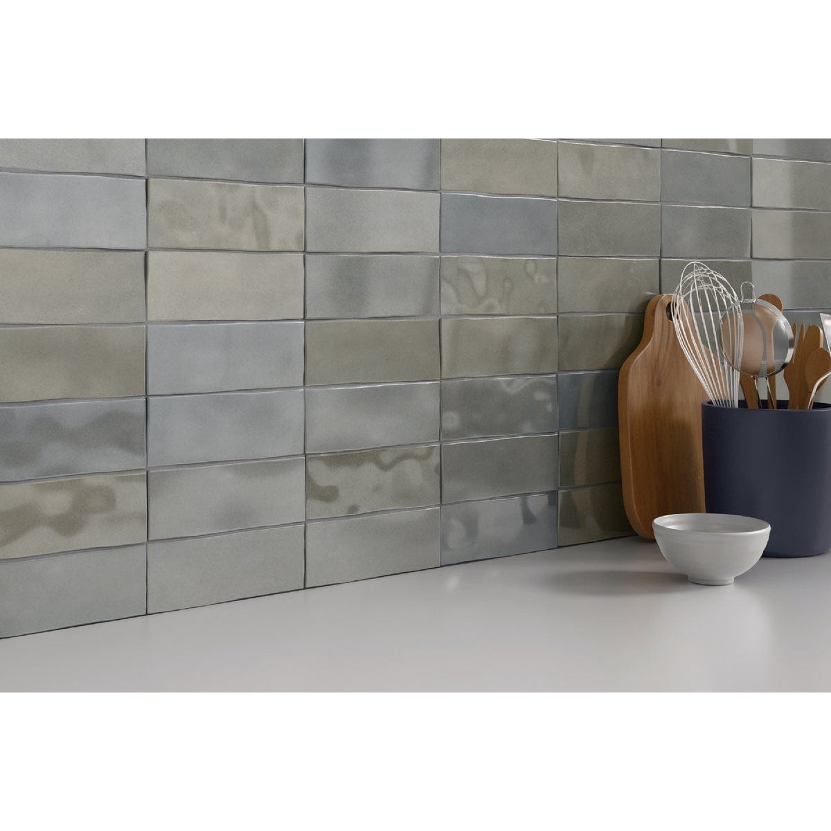 Emser Passion Gris 3 In. x 8 In. Glossy Porcelain Wall Tile (3.92 Sq. Ft. per Case) - photo 2
