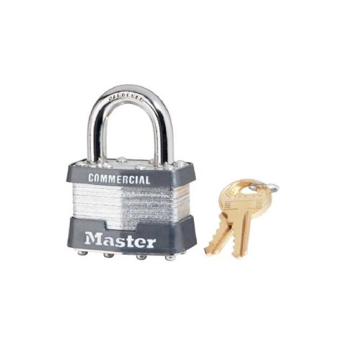 Master Lock 1-3/4 In. Steel Laminated Keyed Padlock Master Lock 1-3/4 In. Steel Laminated Keyed Padlock