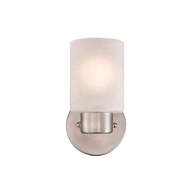 Westinghouse Sylvester Brushed Nickel Frosted Glass Shade Modern Indoor Wall Light Fixture Westinghouse Sylvester Brushed Nickel Frosted Glass Shade Modern Indoor Wall Light Fixture