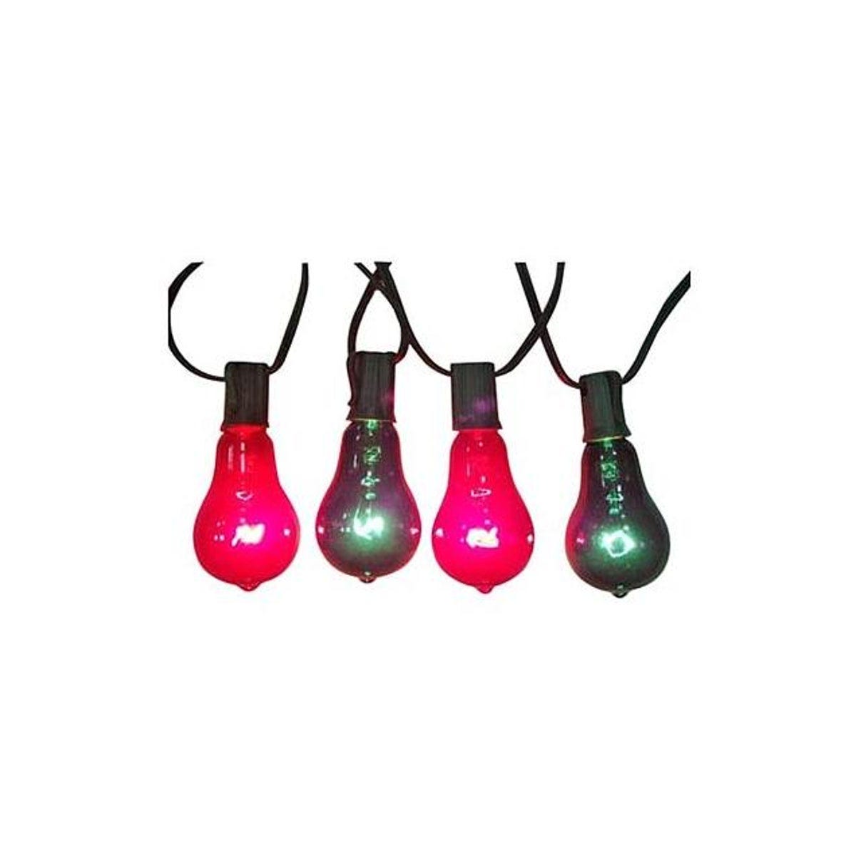 Holiday Wonderland Edison Style Red & Green 7W Christmas Lights Replacement Bulb (2-Pack)