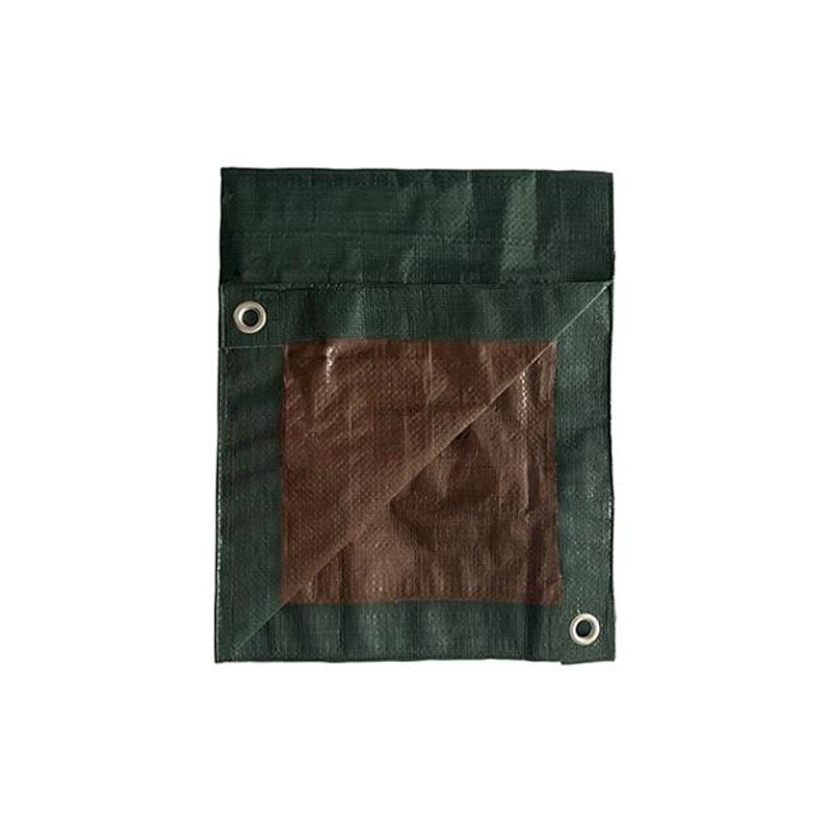TruGuard 4 x 18 Ft. Green/Brown Wood Pile Tarp