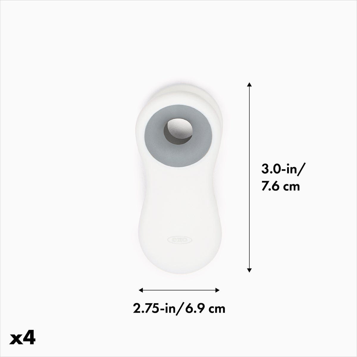 OXO Good Grips 3 In. White All-Purpose Magnetic Clip (4-Pack) - photo 5 OXO Good Grips 3 In. White All-Purpose Magnetic Clip (4-Pack) - photo 5
