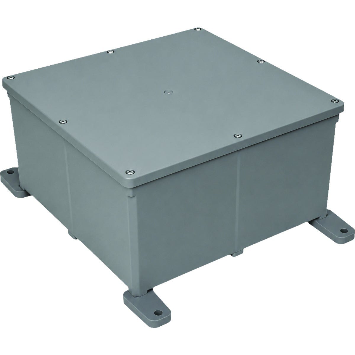 ABB 8 In. x 8 In. x 4 In. Gray PVC Electrical Junction Box - photo 2 ABB 8 In. x 8 In. x 4 In. Gray PVC Electrical Junction Box - photo 2