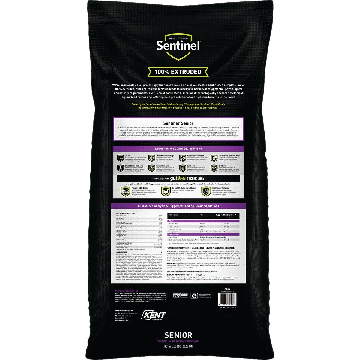 Kent Sentinel Senior SR 50 Lb. Horse Feed - photo 2 Kent Sentinel Senior SR 50 Lb. Horse Feed - photo 2