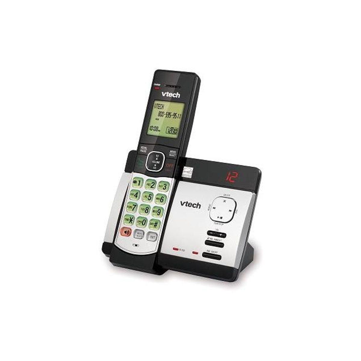 VTech Answering System and Caller ID Silver/Black 6.0 Expandable Cordless Phone with 1 Handset - photo 2 VTech Answering System and Caller ID Silver/Black 6.0 Expandable Cordless Phone with 1 Handset - photo 2
