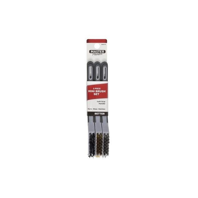 Master Painter Mini Wire Brush Set (3-Piece)