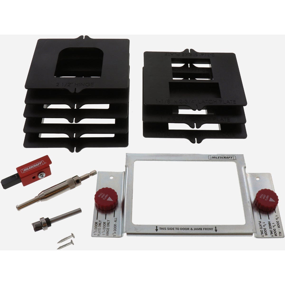 Jambstrike Router Jig Milescraft HingeMate350 Complete Jig for Mortising Door & Jamb Hinges ...