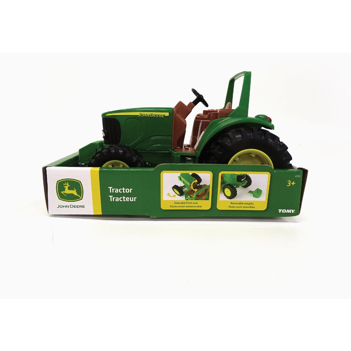 JOHN DEERE Die-Cast Metal 8 In. Tractor - photo 2