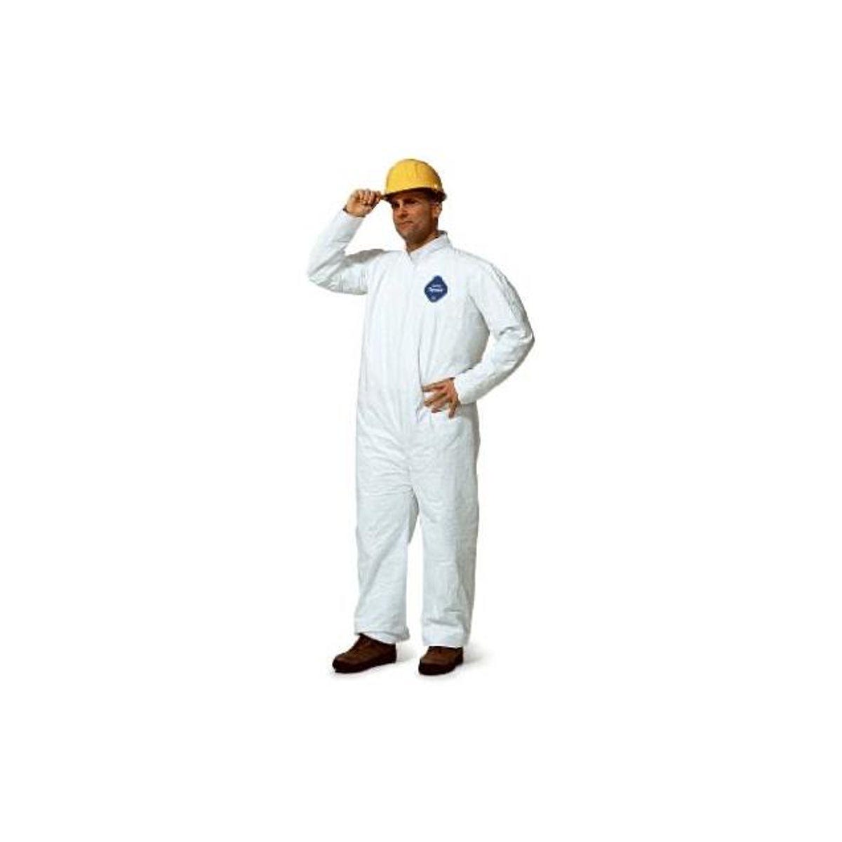 Tyvek 25-Pack Large White Zip-Front Coverall