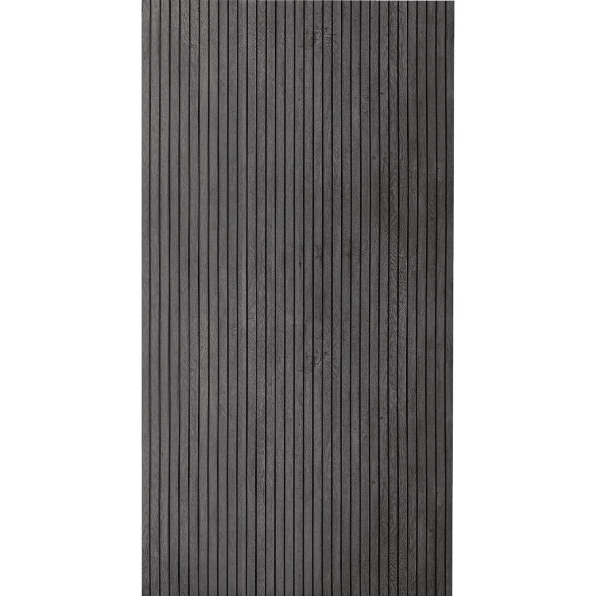 American Pacific 1/4 In. x 4 Ft. x 8 Ft. Fluted Black Acoustic Wall Panel American Pacific 1/4 In. x 4 Ft. x 8 Ft. Fluted Black Acoustic Wall Panel