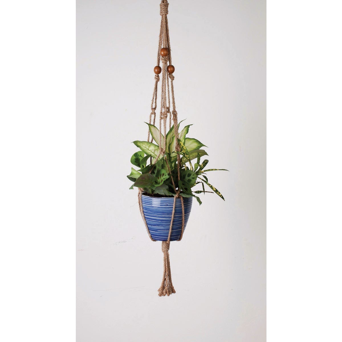 Primitive Planters 36 In. Natural Jute Plant Hanger - photo 3 Primitive Planters 36 In. Natural Jute Plant Hanger - photo 3