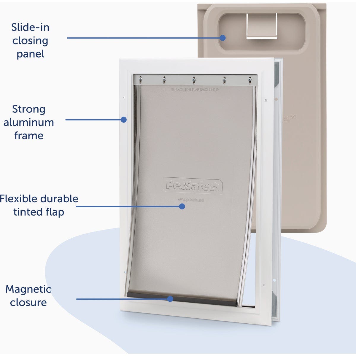 PetSafe Freedom XL White Aluminum Pet Door - photo 4 PetSafe Freedom XL White Aluminum Pet Door - photo 4