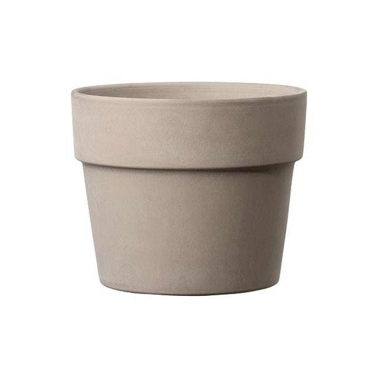 Deroma 5.1 In. Graphite Terracotta Clay Planter