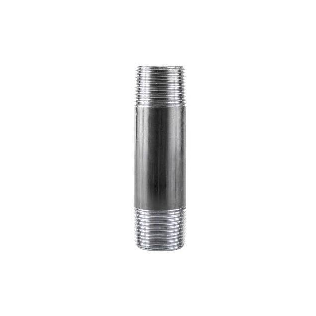 STZ 1 In. x 4-1/2 In. Steel Black Iron Nipple STZ 1 In. x 4-1/2 In. Steel Black Iron Nipple