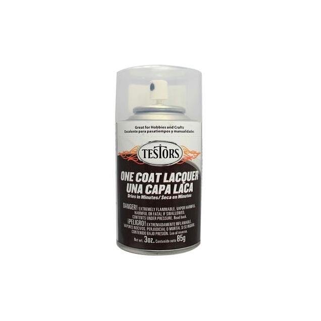 Testors 3 Oz. Clear Wet Gloss One-Coat Lacquer Craft Spray Paint