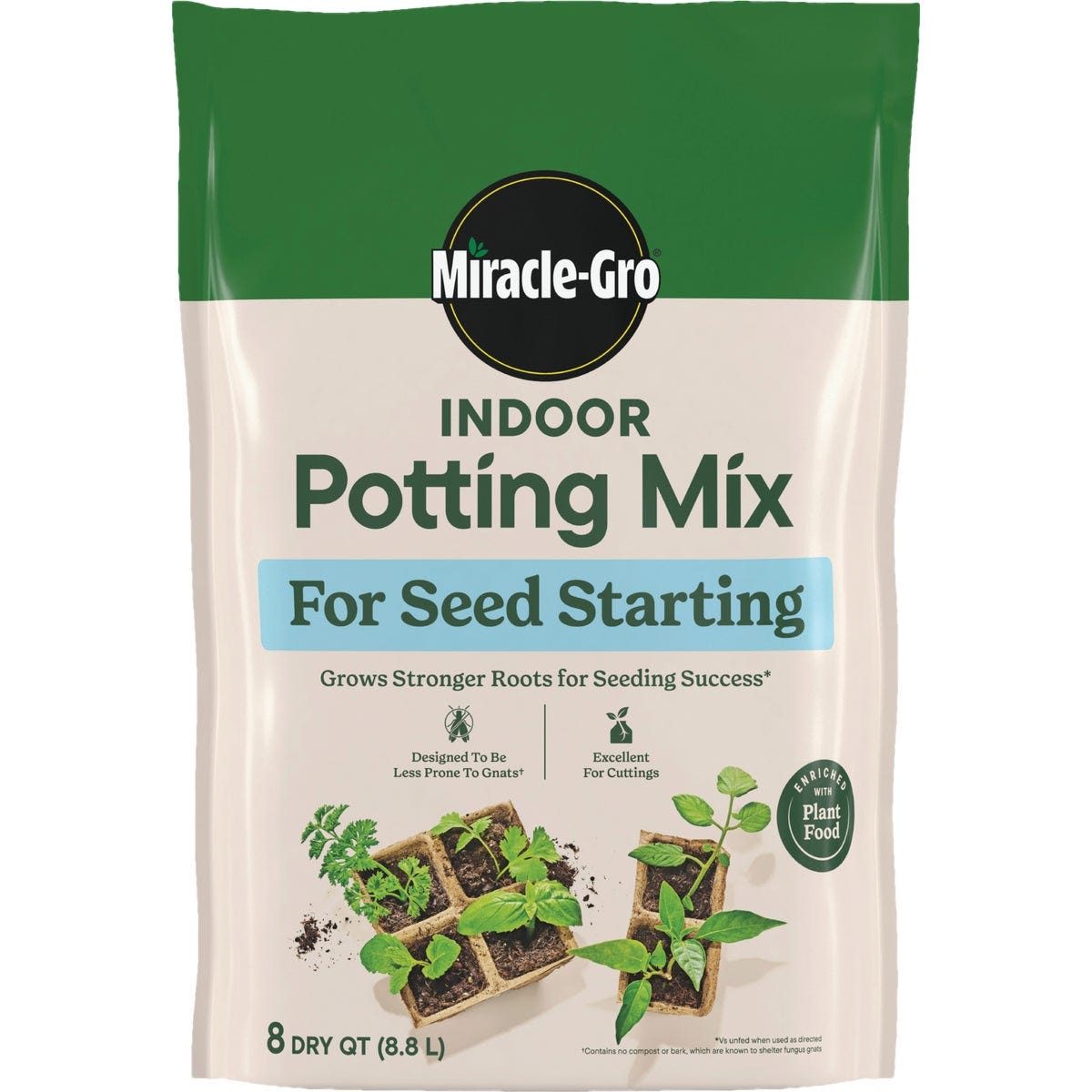 Miracle-Gro 8 Qt. Indoor Seed Starting Potting Mix Miracle-Gro 8 Qt. Indoor Seed Starting Potting Mix