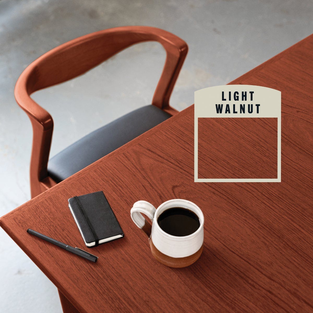 Varathane Fast Dry Light Walnut Urethane Modified Alkyd Interior Wood Stain, 1/2 Pt. - photo 3