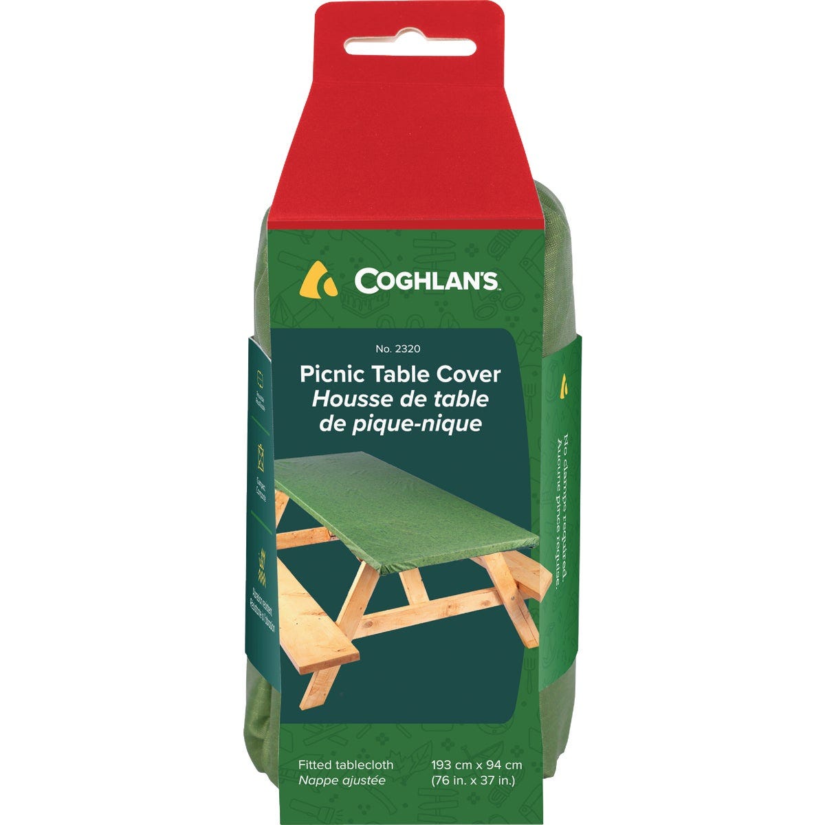 Coghlans 37 In. x 76 In. Picnic Tablecloth Coghlans 37 In. x 76 In. Picnic Tablecloth